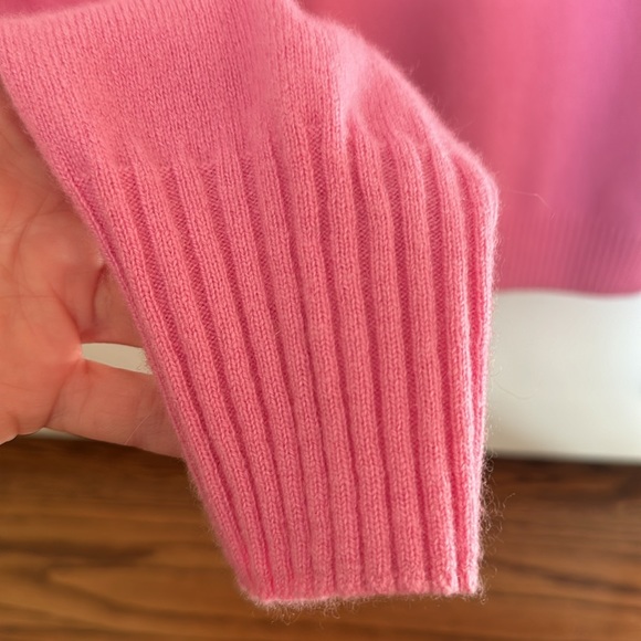 Intermix cashmere v-neck cardigan pink - Picture 5 of 7